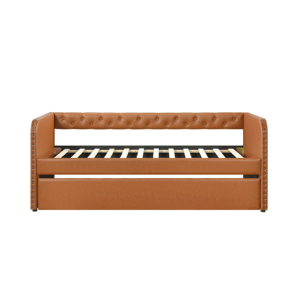 Homelegance  - Wilcox Daybed W/ Trundle in Brown - 4656BR  view 6