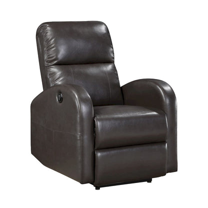 Homelegance  - Wiley Power Reclining Chair in Brown - 9478BRW-1PW  view 1