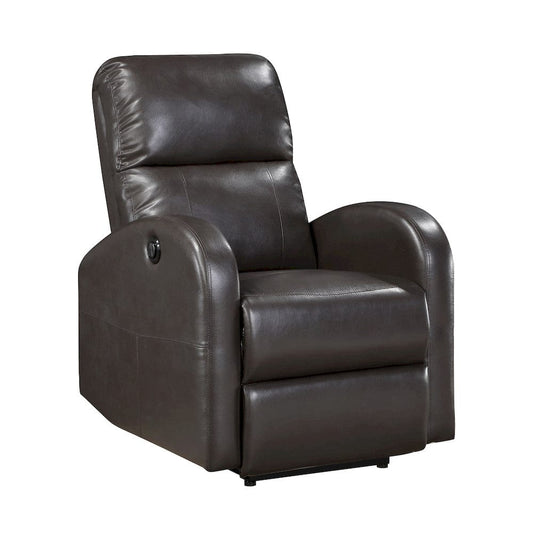 Homelegance  - Wiley Power Reclining Chair in Brown - 9478BRW-1PW  view 1