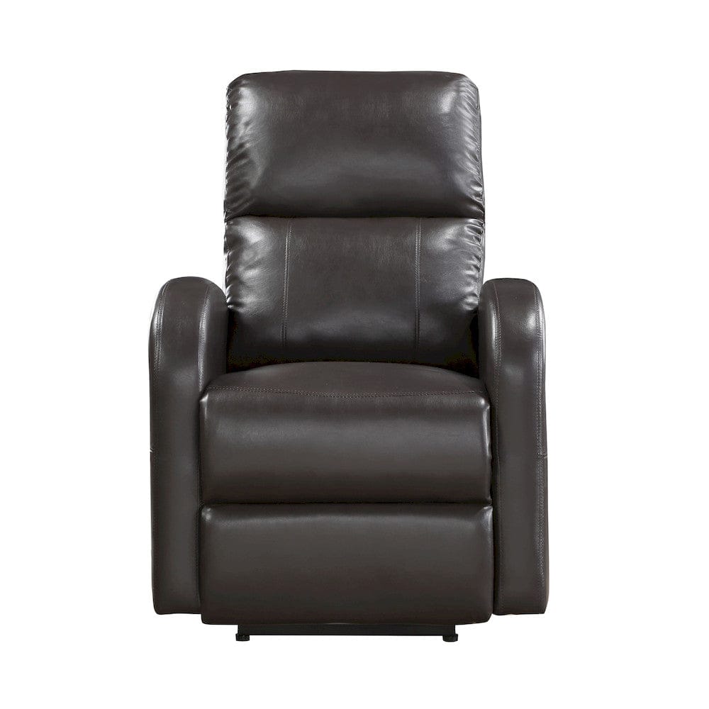 Homelegance  - Wiley Power Reclining Chair in Brown - 9478BRW-1PW  view 4