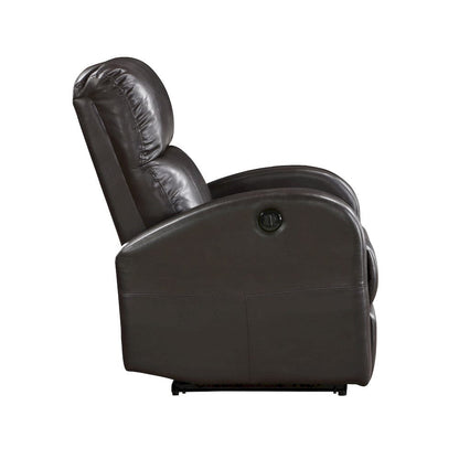 Homelegance  - Wiley Power Reclining Chair in Brown - 9478BRW-1PW  view 5