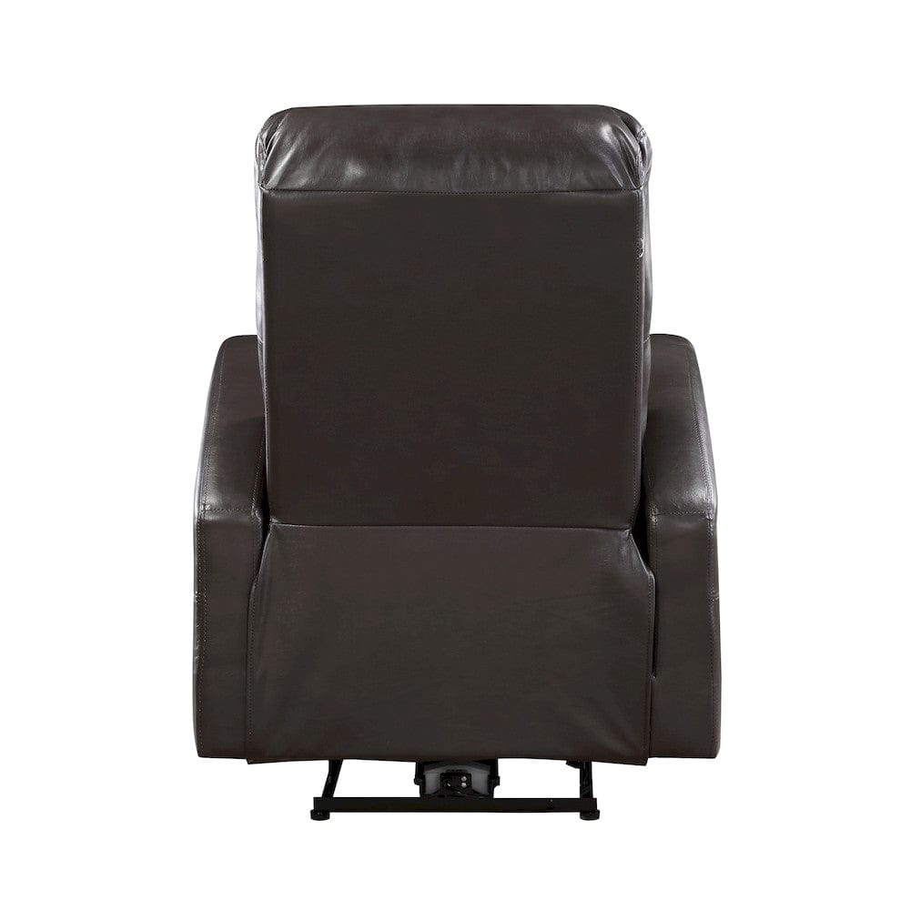 Homelegance  - Wiley Power Reclining Chair in Brown - 9478BRW-1PW  view 6