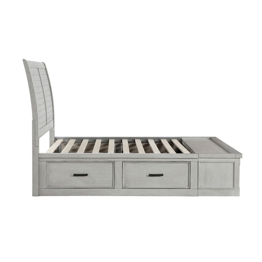 Homelegance  - Willowbrook Eastern King Platform Bed W/ Storage Footboard and Side Rails - 1337K-1EKx  view 2
