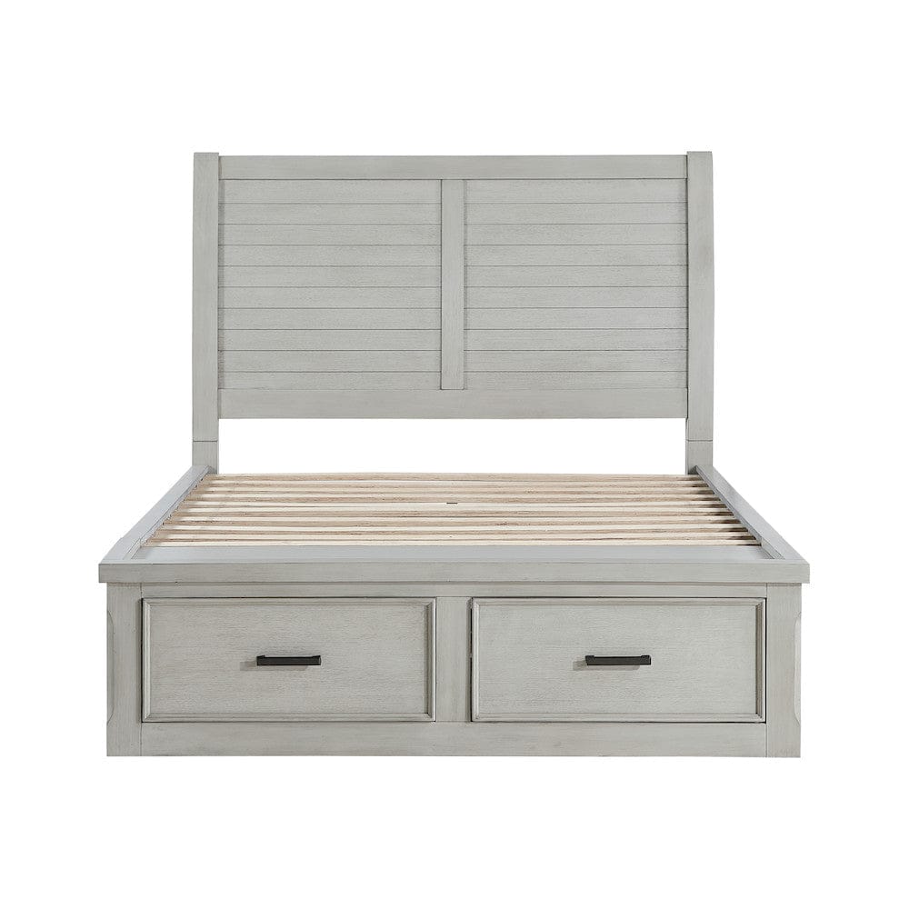 Homelegance  - Willowbrook Eastern King Platform Bed W/ Storage Footboard and Side Rails - 1337K-1EKx  view 7