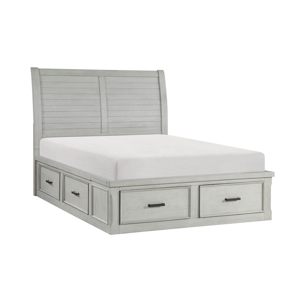 Homelegance  - Willowbrook Eastern King Platform Bed W/ Storage Footboard and Side Rails - 1337K-1EKx  view 8