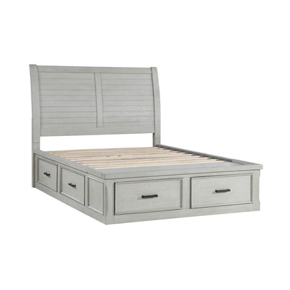 Homelegance  - Willowbrook Eastern King Platform Bed W/ Storage Footboard and Side Rails - 1337K-1EKx  view 9