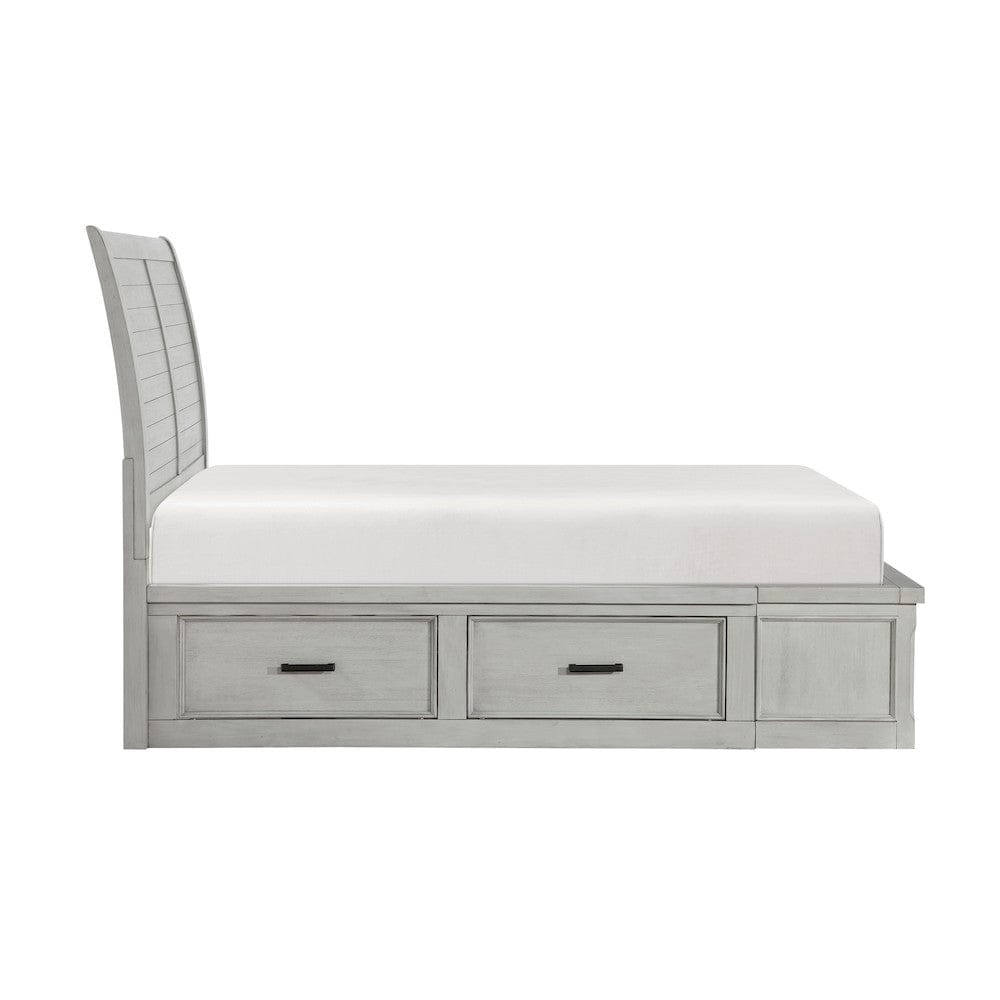 Homelegance  - Willowbrook Queen Platform Bed W/ Storage Footboard and Side Rails - 1337-1x  view 5