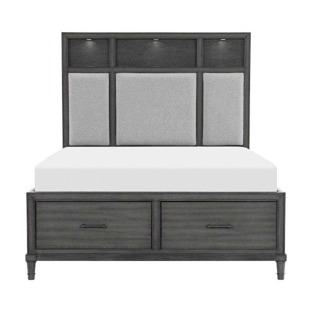 Homelegance  - Wittenberry California King Platform Bed in Pebble - 1573K-1CKx  view 1