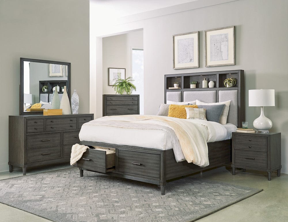 Homelegance  - Wittenberry California King Platform Bed in Pebble - 1573K-1CKx  view 6