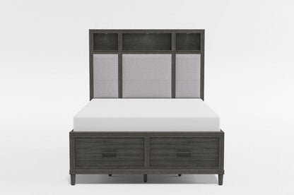 Homelegance  - Wittenberry Eastern King Platform Bed in Pebble - 1573K-1EKx  view 9