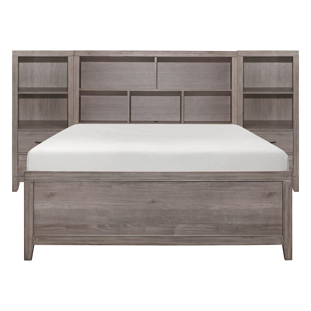 Homelegance  - Woodrow 3pc Set Full Wall Bed - 2042NBFxWB  view 1
