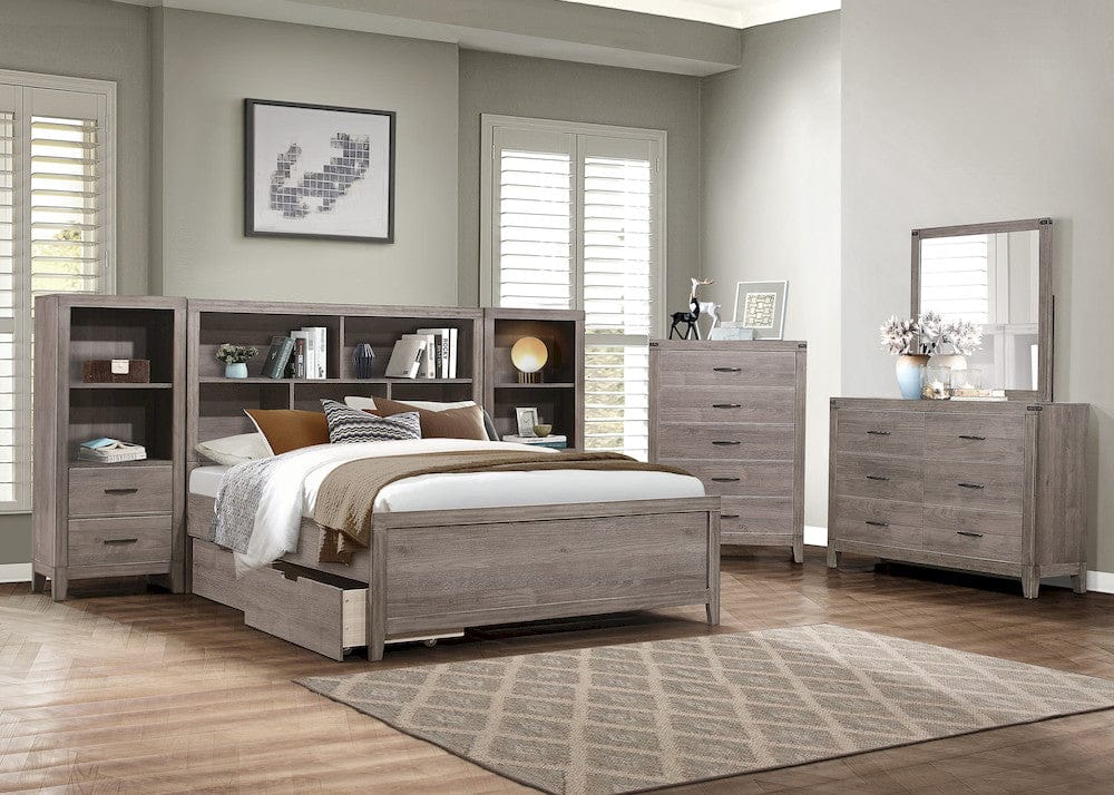 Homelegance  - Woodrow 3pc Set Full Wall Bed - 2042NBFxWB  view 3
