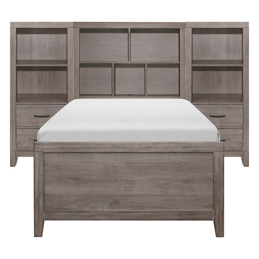 Homelegance  - Woodrow 3pc Set Twin Wall Bed - 2042NBTxWB  view 1
