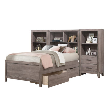 Homelegance  - Woodrow 4pc Set Twin Wall Bed W/ Toy Boxes - 2042NBTxWBT  view 1