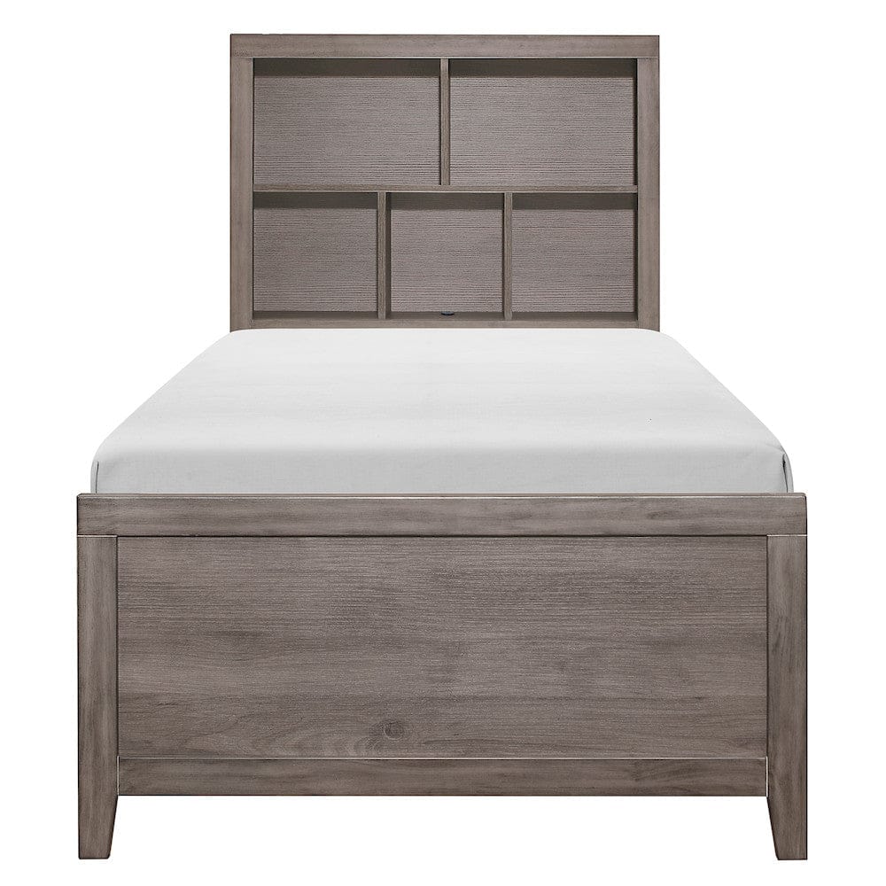 Homelegance  - Woodrow 4pc Set Twin Wall Bed W/ Toy Boxes - 2042NBTxWBT  view 7
