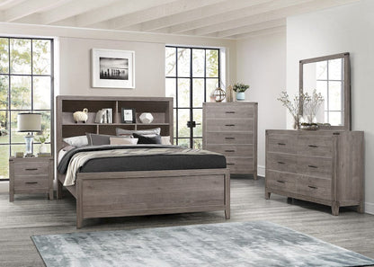 Homelegance  - Woodrow Full Platform Bed - 2042NBF-1x  view 5