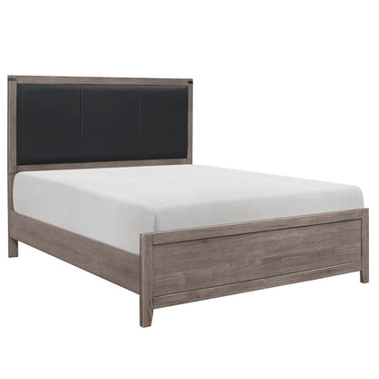 Homelegance  - Woodrow Queen Bed in Black - 2042-1x  view 1