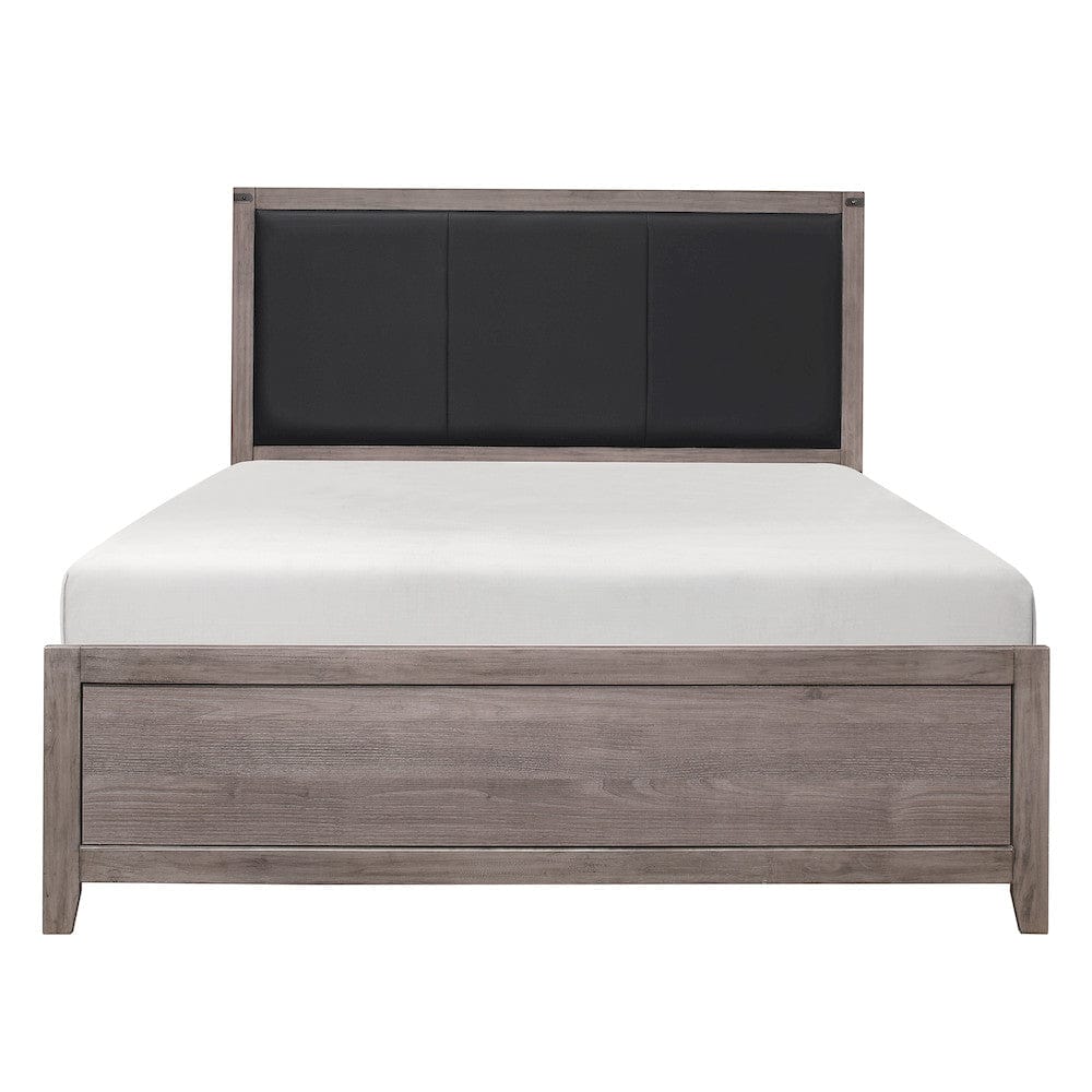 Homelegance  - Woodrow Queen Bed in Black - 2042-1x  view 2