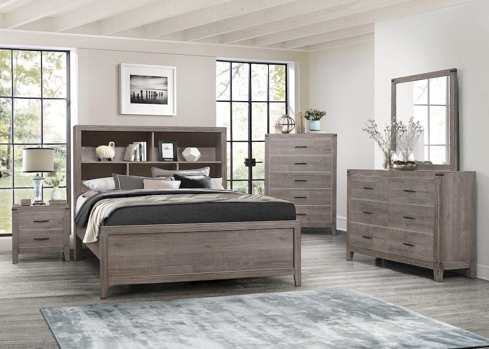 Homelegance  - Woodrow Queen Platform Bed - 2042NB-1x  view 3