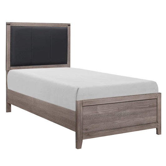 Homelegance  - Woodrow Twin Bed in Black - 2042T-1x  view 1