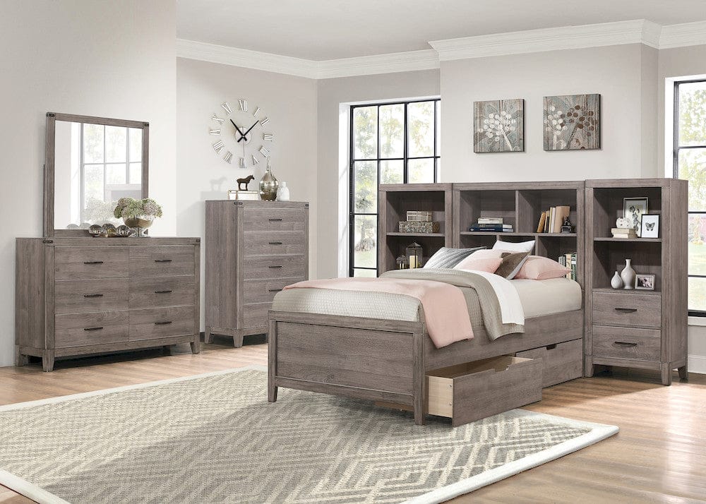 Homelegance  - Woodrow Twin Platform Bed - 2042NBT-1x  view 2