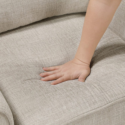 Homelegance  - Zander Chair in Taupe - 9745TP-1  view 3