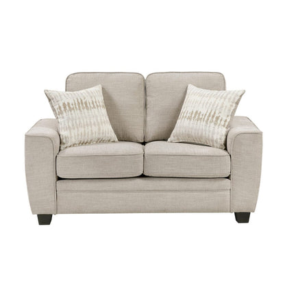 Homelegance  - Zander Love Seat in Taupe - 9745TP-2  view 1