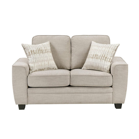 Homelegance  - Zander Love Seat in Taupe - 9745TP-2  view 1