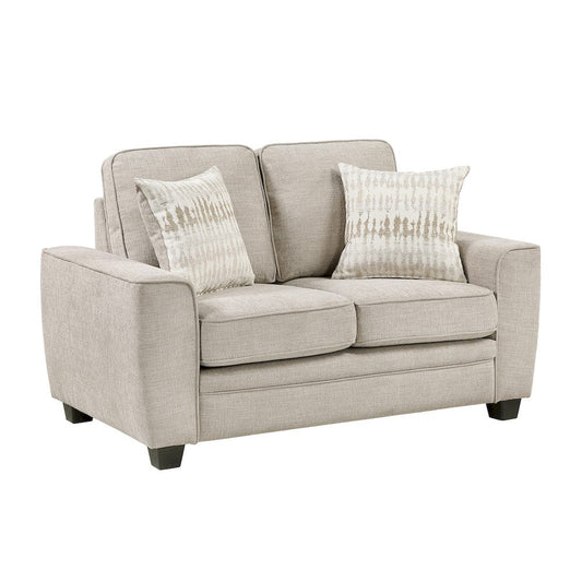 Homelegance  - Zander Love Seat in Taupe - 9745TP-2  view 2