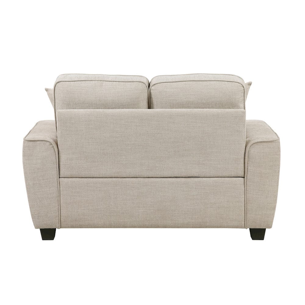 Homelegance  - Zander Love Seat in Taupe - 9745TP-2  view 4