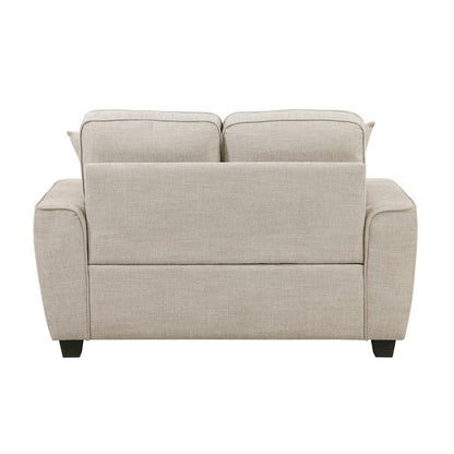 Homelegance  - Zander Love Seat in Taupe - 9745TP-2  view 4