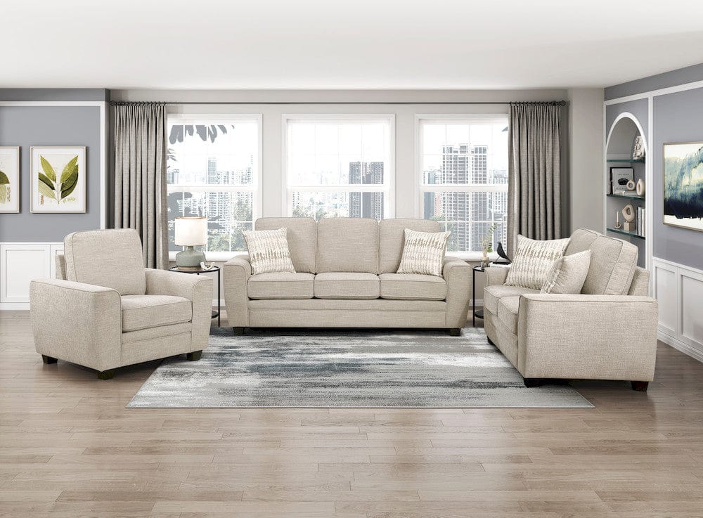 Homelegance  - Zander Sofa in Taupe - 9745TP-3  view 3