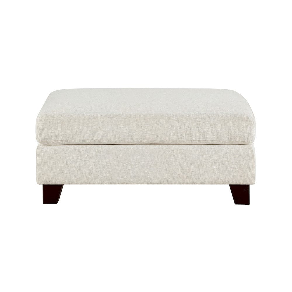 Homelegance  - Zeke Ottoman in Ivory - 9490BE-4  view 2