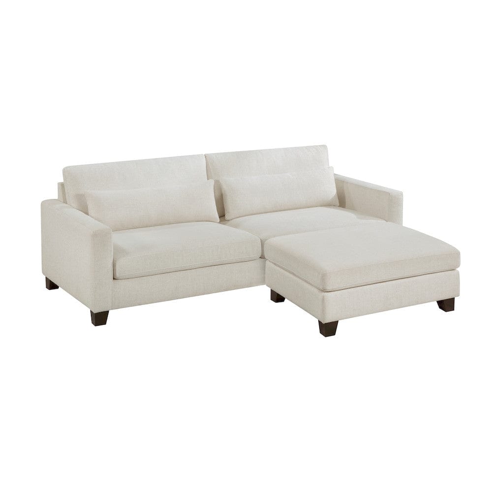 Homelegance  - Zeke Sofa in Ivory - 9490BE-3  view 5