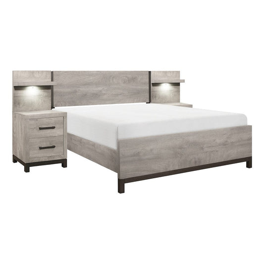 Homelegance  - Zephyr 5pc Set Eastern King Wall Bed - 1577K-1EKxWB  view 1