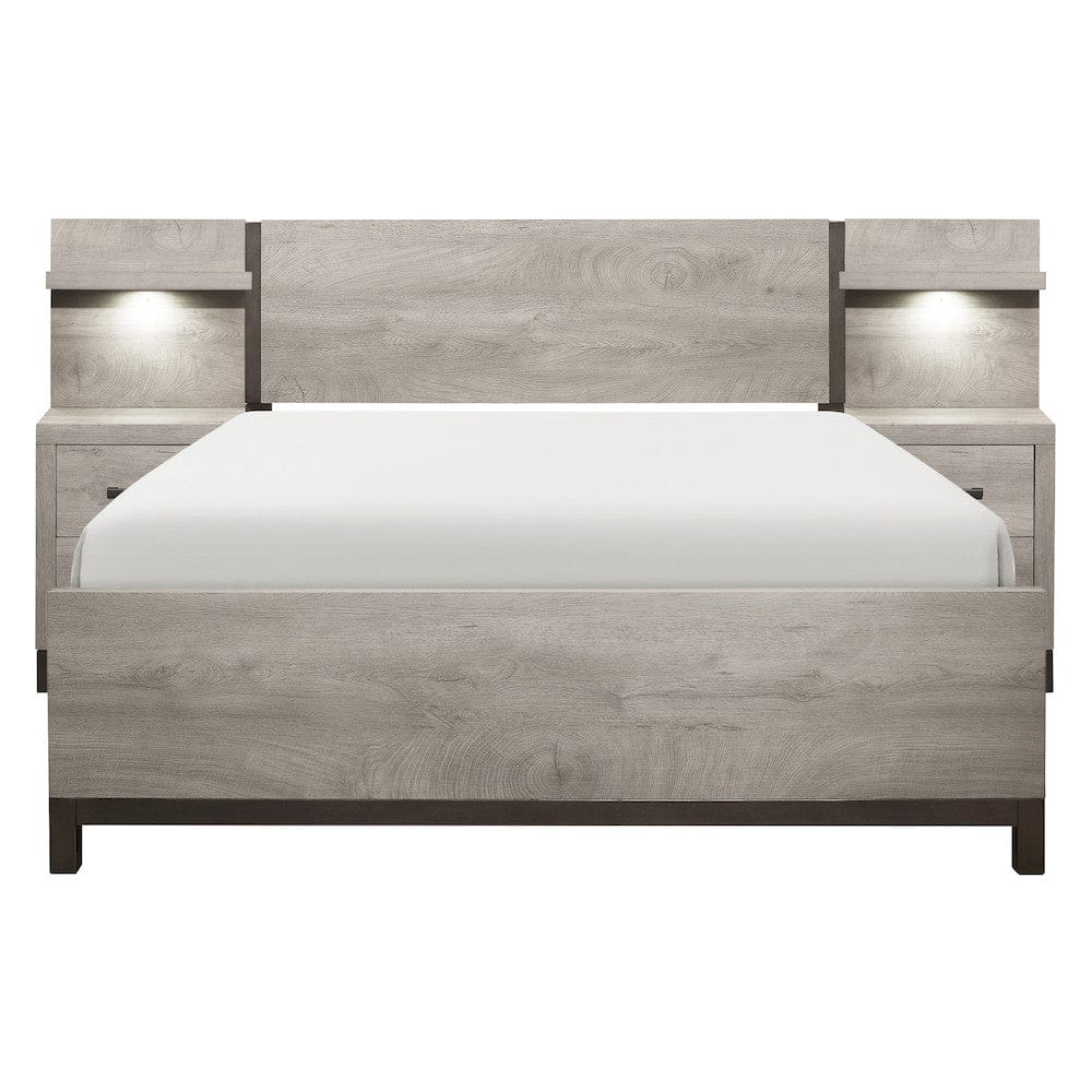Homelegance  - Zephyr 5pc Set Eastern King Wall Bed - 1577K-1EKxWB  view 2
