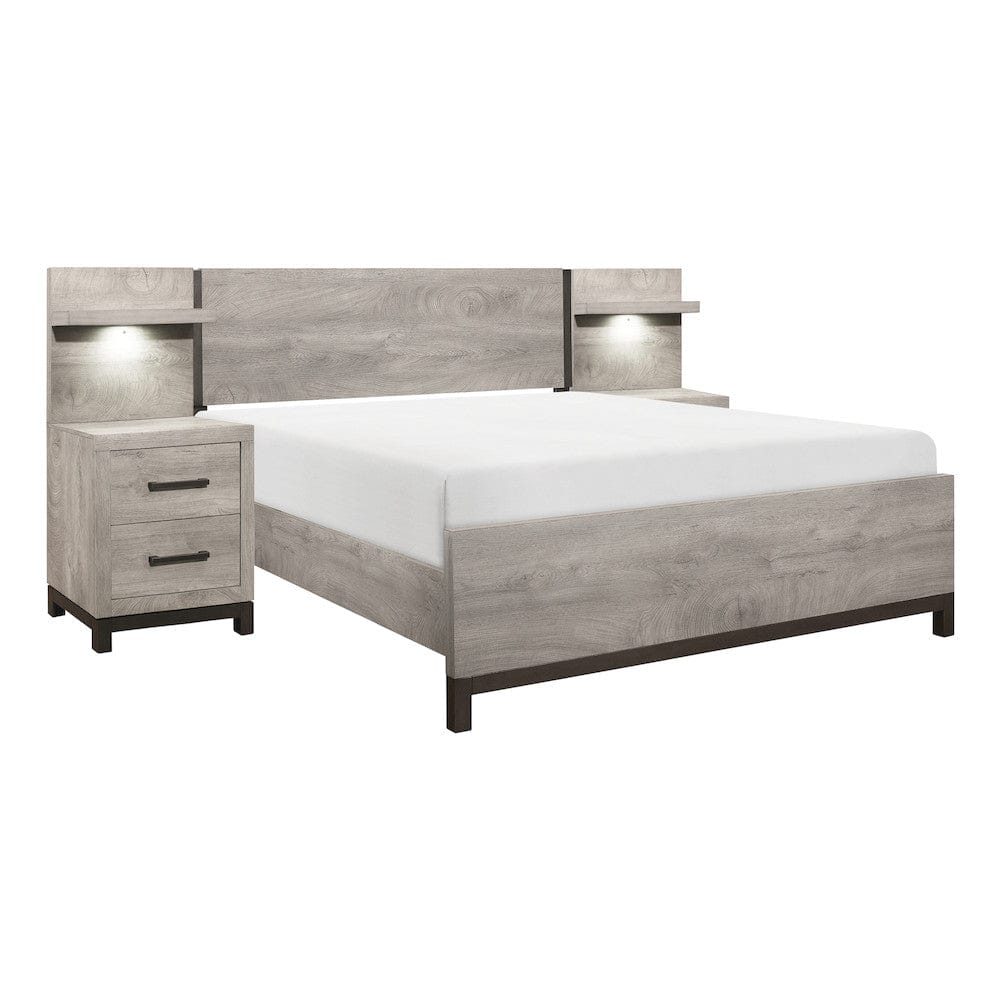 Homelegance  - Zephyr 5pc Set Full Wall Bed - 1577F-1xWB  view 3