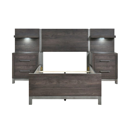 Homelegance  - Zephyr 5pc Set Twin Wall Bed - 1577DGT-1xWB  view 7