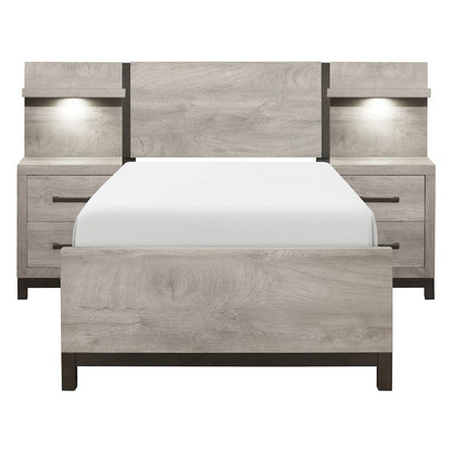 Homelegance  - Zephyr 5pc Set Twin Wall Bed - 1577T-1xWB  view 1