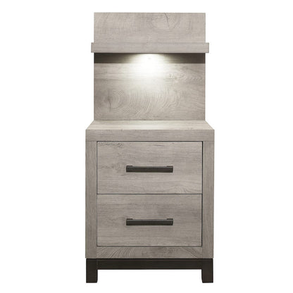 Homelegance  - Zephyr Night Stand W/ Wall Panel - 1577-4Px  view 3