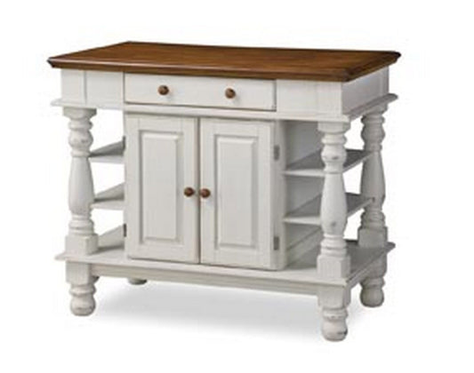 Homestyles Furniture - Americana White Kitchen Island - 5094-94 veiw 1