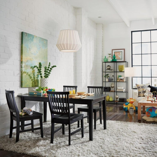 Homestyles Furniture - Arts & Crafts Black 5 Piece Dining Set - 5181-318 veiw 1