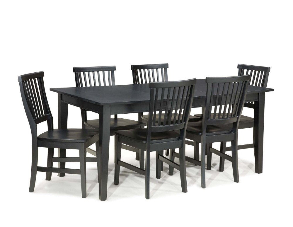 Homestyles Furniture - Arts & Crafts Black 7 Piece Dining Set - 5181-319 veiw 1