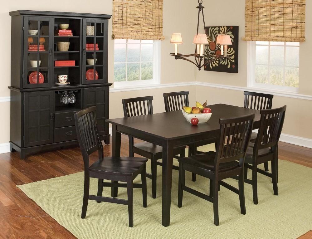 Homestyles Furniture - Arts & Crafts Black 7 Piece Dining Set - 5181-319 veiw 3