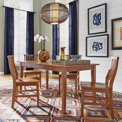 Homestyles Furniture - Arts & Crafts Brown 5 Piece Dining Set - 5180-318 veiw 2