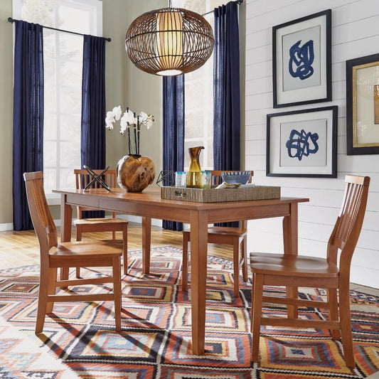 Homestyles Furniture - Arts & Crafts Brown 5 Piece Dining Set - 5180-318 veiw 2