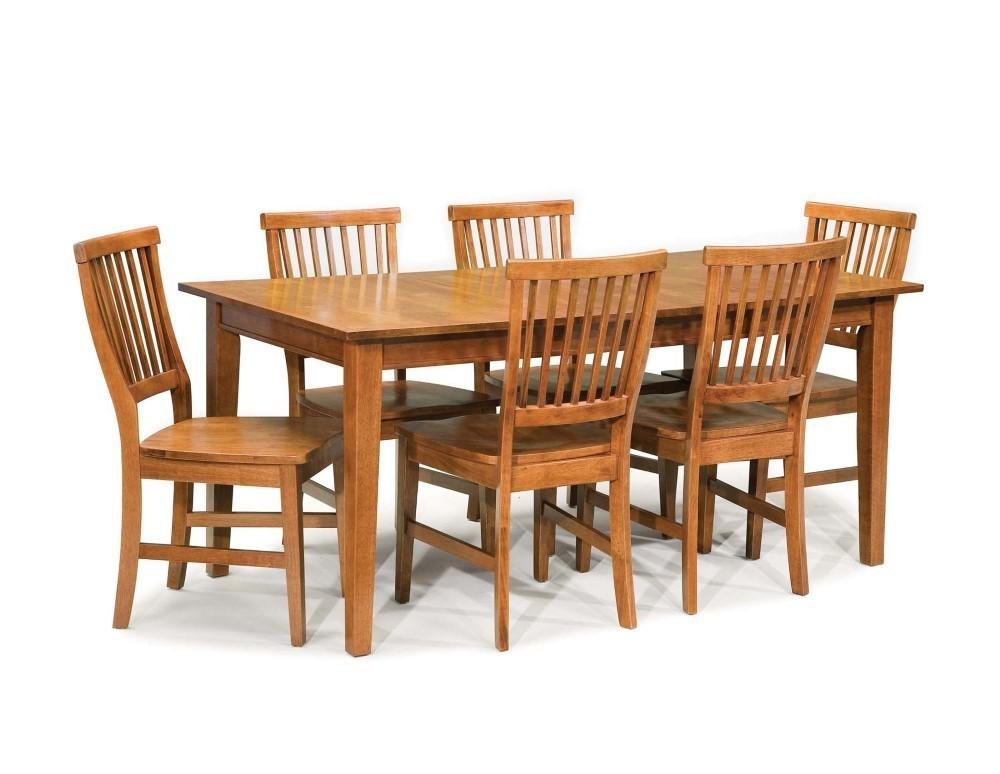 Homestyles Furniture - Arts & Crafts Brown 7 Piece Dining Set - 5180-319 veiw 1