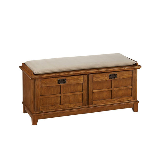 Homestyles Furniture - Arts & Crafts Brown Storage Bench - 5180-26 veiw 1