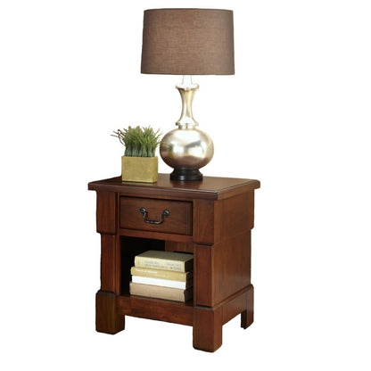 Homestyles Furniture - Aspen Brown Nightstand - 5520-42 veiw 1