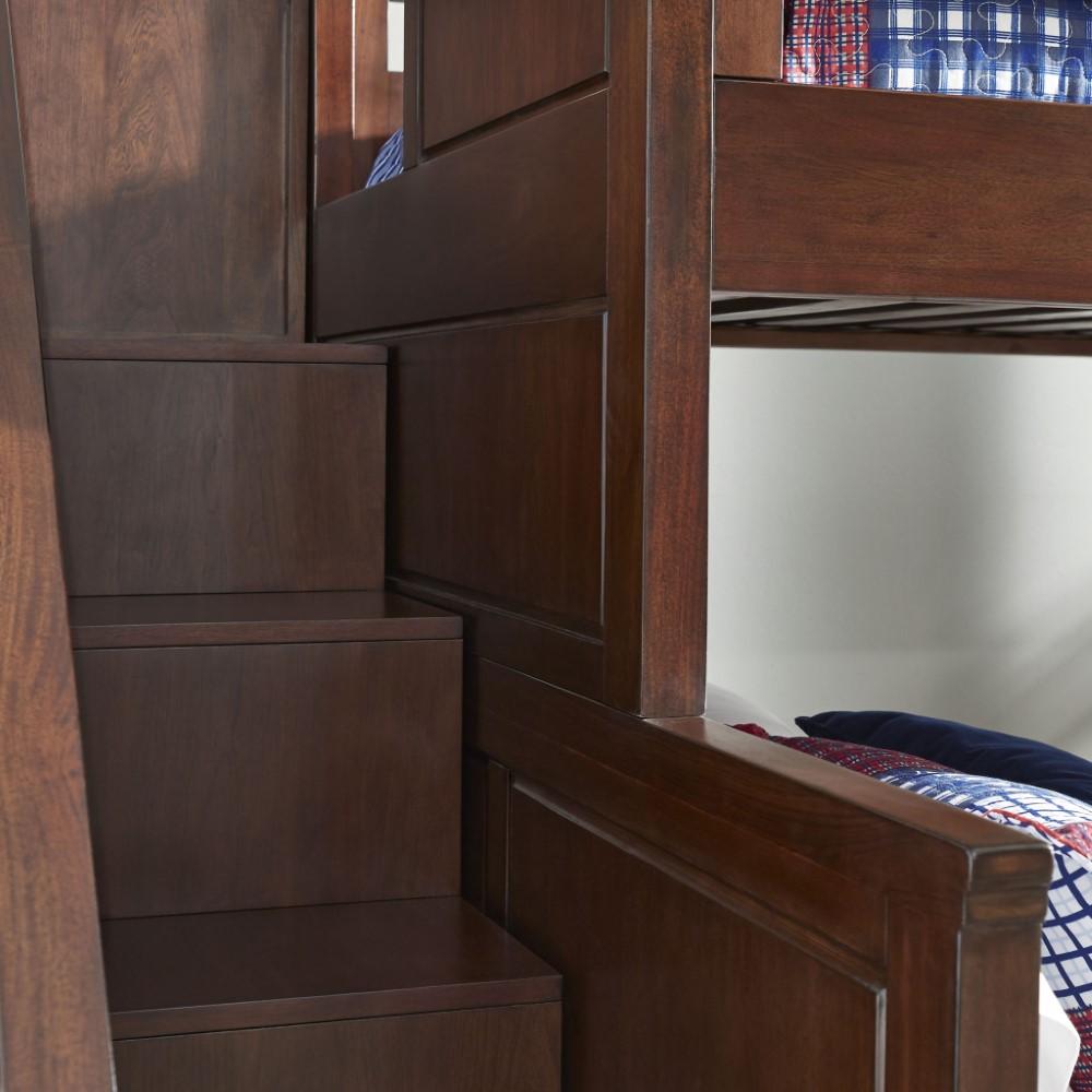 Homestyles Furniture - Aspen Brown Twin Over Full Bunk Bed - 5520-56D veiw 4
